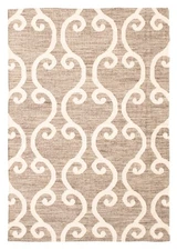 Vintage Hand Woven Traditional Kilim Rug 5'2" x 7'6" Oriental Wool Carpet