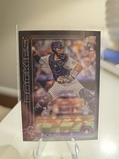 2025 Topps Series 1 - Drew Romo #296 Black Cracked Ice /10 (RC) Rockies SSP