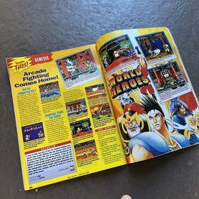 Sega Visions Video Game Magazine June July 1994 Genesis Game Gear Earthworm Jim