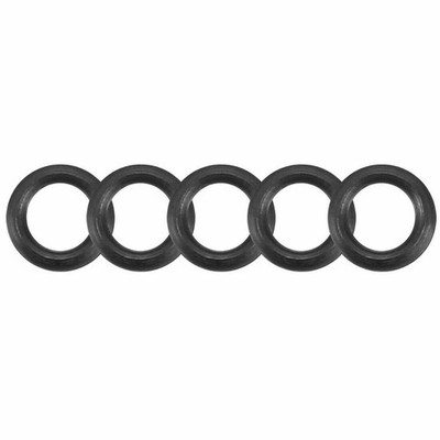 50pack Black Nitrile Butadiene Rubber O-Ring 1.8mm Inner Dia 0.6mm Width *hh