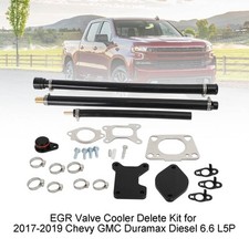 EGR Valve Cooler Deleted Kit for 2017-2023 Chevy GMC Duramax Diesel 6.6 L5P*