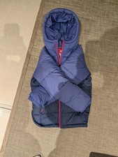 Columbia Kids Hooded Winter Jacket. Size Med, 10-12 Color Blue, Omni heat