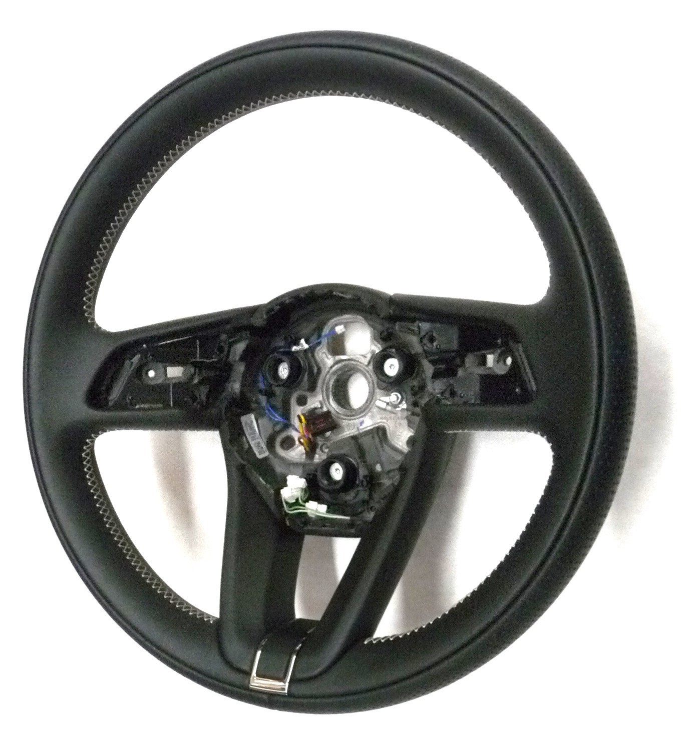 2022-2025 Bentley Bentayga Steering Wheel 3SD419089AF Black/ White Stitch OEM
