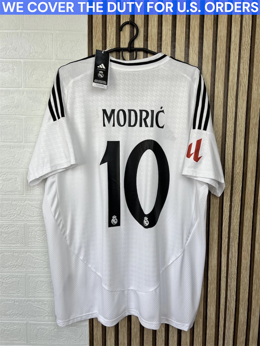Modric Real Madrid Jersey 24/25 Home Football Soccer Shirt Adidas