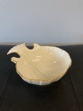 Lenox China Aegean Caribbean Shell - Ivory Trimmed in 24K Gold - USA