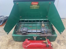 COLEMAN 2 BURNER GAS CAMP STOVE 425E 1/1989  ...