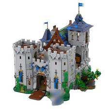 MOC Classic Castle with Detailed Interior Medieval Building Set 6710 Pcs