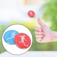 2 Pcs Badminton Toss Coin Contest Judge Coins Competition Convenient