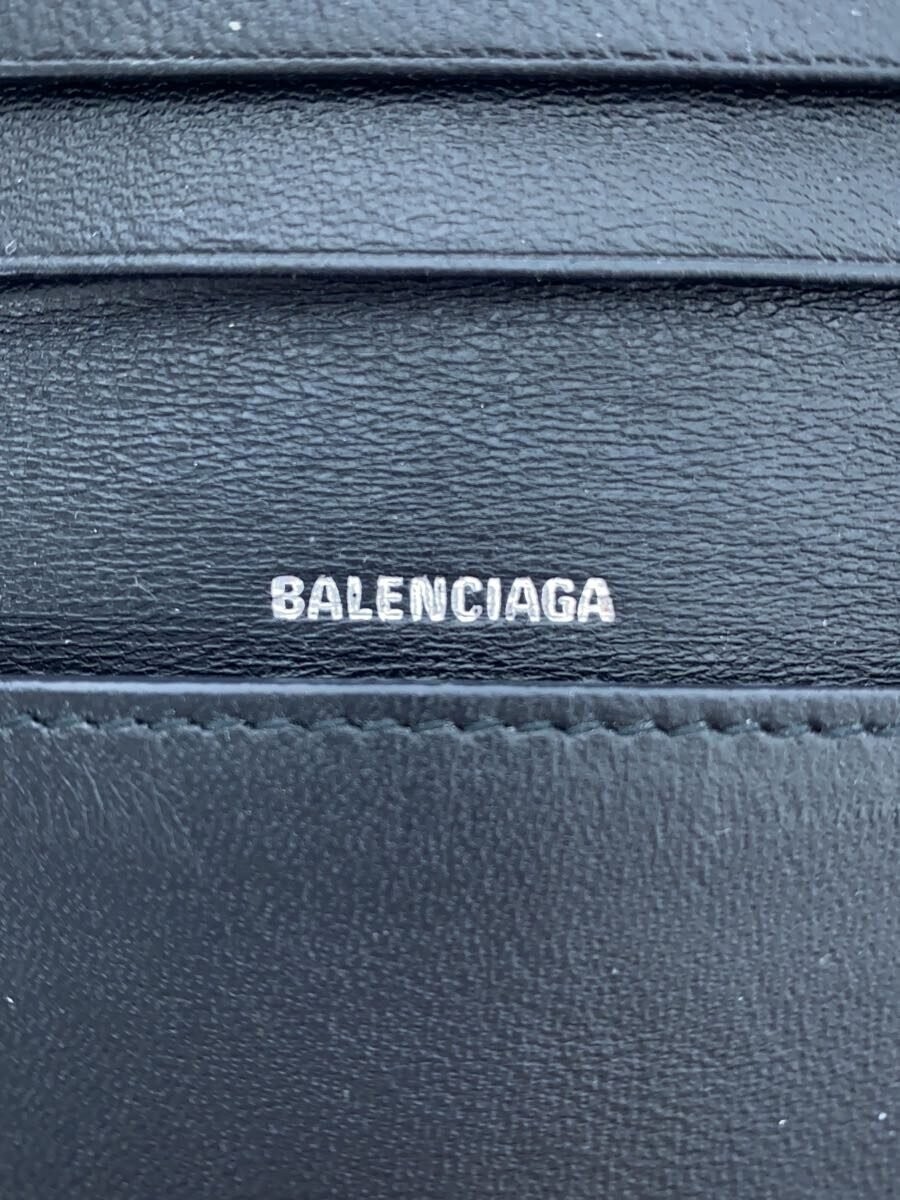BALENCIAGA Card Case Leather BLK Men's 594220 thumbnail 3