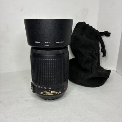 Nikon DX AF-S VR Nikkor 55-200mm G ED lens HB-37 for D3400 D5600 D7200 D90 D7500