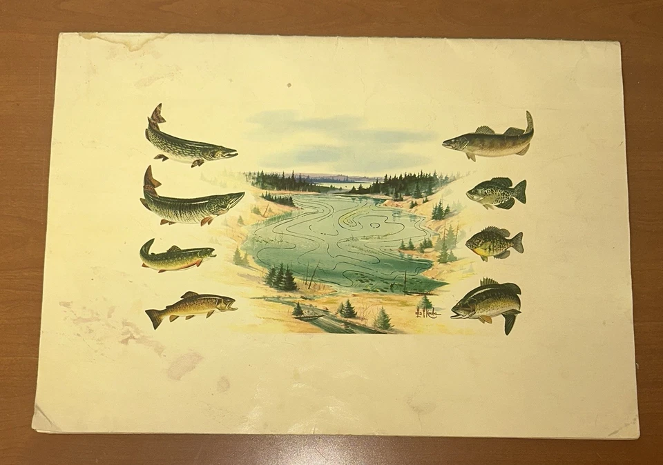 25 mapas hidrográficos de lagos de Minnesota región sur Calhoun verde Minnetonka 1965 Foto 2 de 4