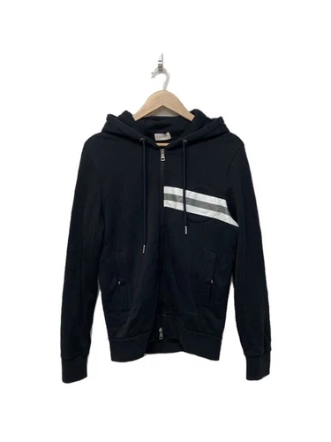 Felpa con cappuccio e zip MONCLER S cotone nero G10918G79510 usata