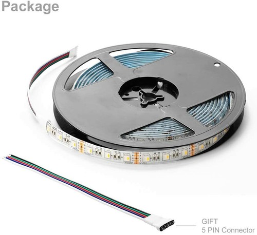 BTF-LIGHTING 5050 RGBW RGB + Warmweiß (2700K-3000K) 4 Farben in 1 LED 5m 16,4 Fuß - Bild 6 von 9
