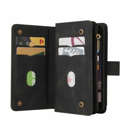 Zipper Leather Wallet Phone Case For OnePlus Nord N10 N100 N200 CE 5G 9 10T N20 - Picture 6 of 16