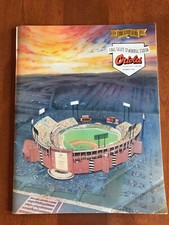 10/6/91 MEMORIAL STADIUM FINAL GAME PROGRAM - TIGERS vs ORIOLES @ BALTIMORE 1991