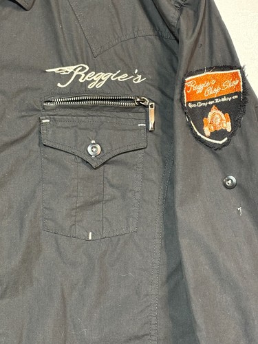Jordan Craig XL Tactical "Reggie's Chop Shop" distressed badges Embroidery Black - Picture 7 of 17