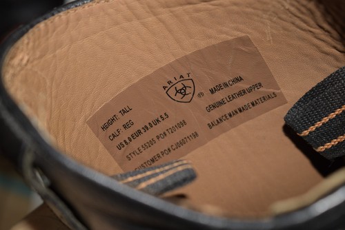 Botas de equitación altas inglesas ecuestres de cuero con cordones ARIAT 55205 para mujer talla 8 - Imagen 7 de 7
