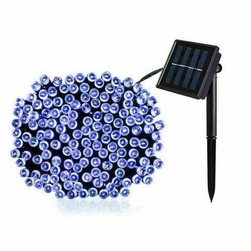 200/100 LED Solar String Lights Outdoor Garden Xmas Fairy Wedding Lamp 8 Modes - Picture 15 of 24