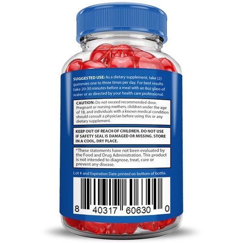 Slim Candy Keto ACV Gummies 1000MG Apple Cider Vinegar 120 Gummys - Picture 5 of 6