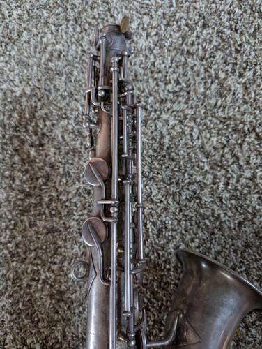Martin Handcraft Troubadour Alto Saxophone Silver Plate Resto Matching SN 103181 - Picture 7 of 24