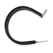 Narva Pipe Cable Support Clamps 55mm Steel P Clamp UV Rubber Cover 56491 x 1