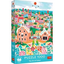 Trefl Premium Plus The Art of Color Barcelona, Spain 1000 Piece Puzzle
