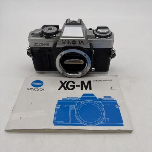 Minolta XGM 35mm SLR Film Camera Instruction Book No Lens Discounted Please Read