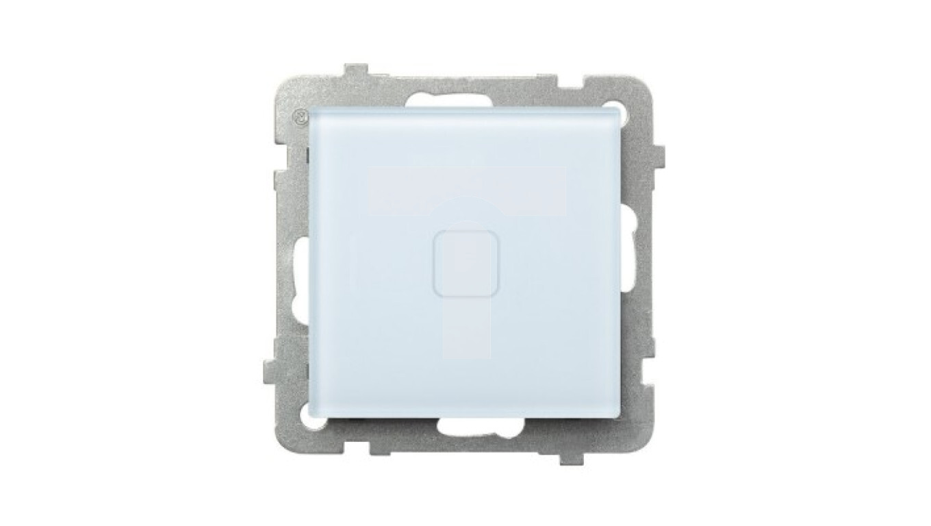 SONATA TOUCH Single-pole touch switch with backlight WHITE GLASS ŁPD-1RS /T2UK
