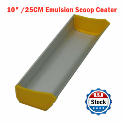 #ad 10quot; Emulsion Scoop Coater Silk Screen Printing Aluminum Coating Tool $10.99