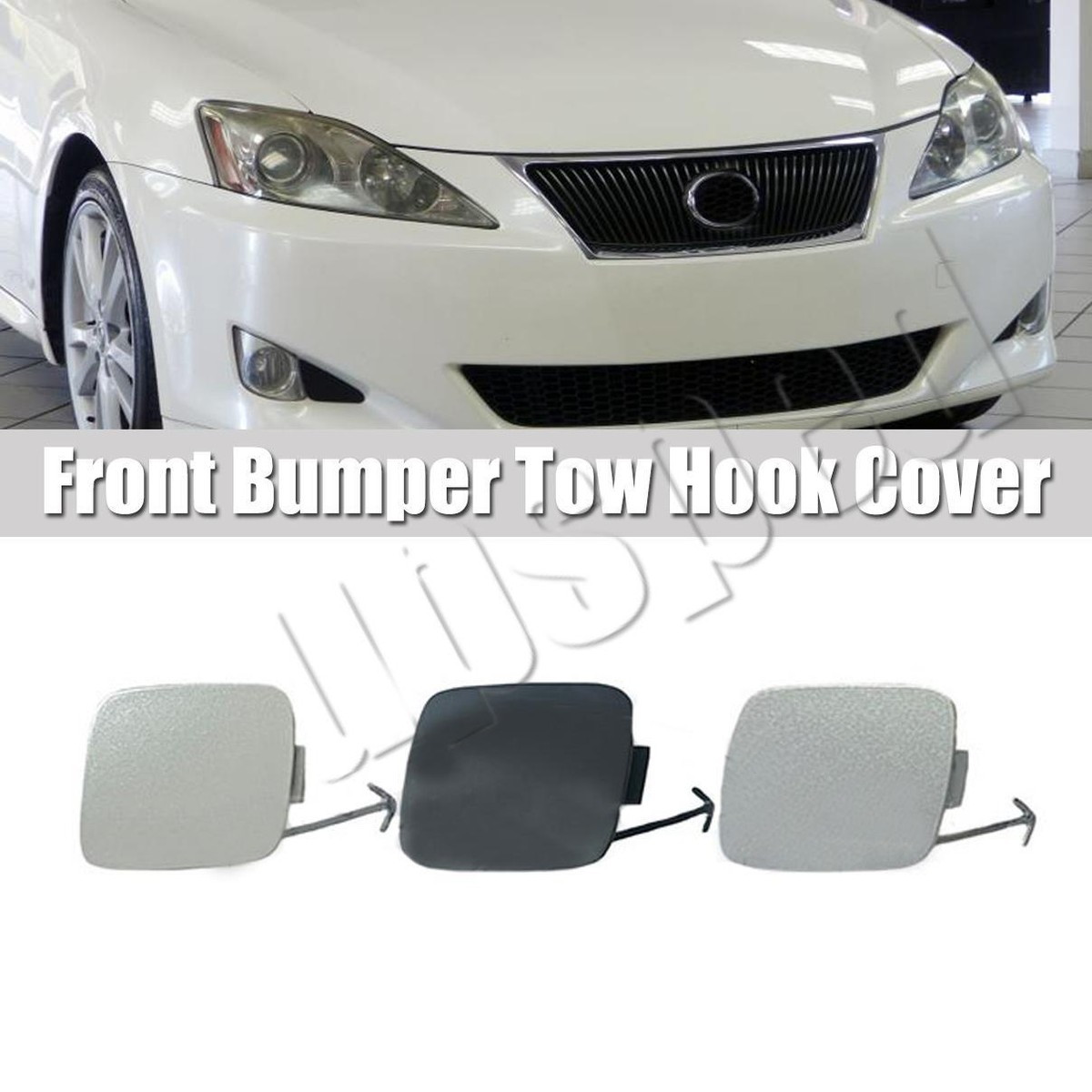 Front Bumper Tow Hook Hole Cover Cap For Lexus IS250 IS350 2006