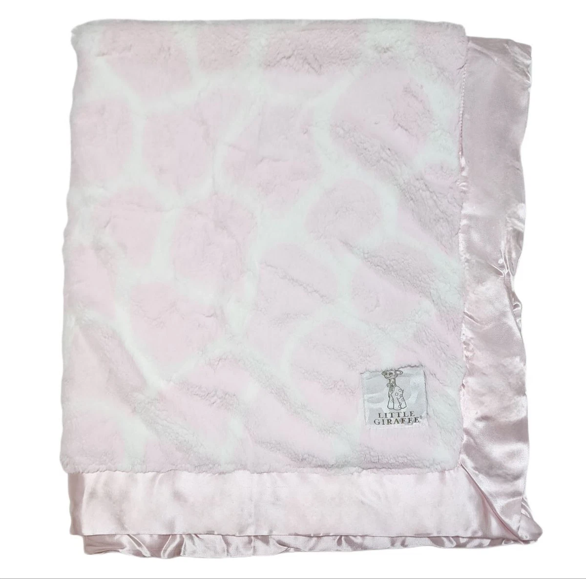 Little giraffe top pink blanket