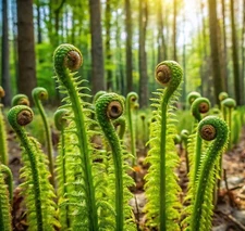 Fiddlehead Fern (1 Plant)