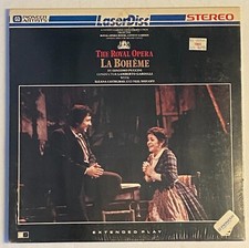 The Royal Opera La Boheme Laserdisc Extended Play PA-82-028 SEALED MINT