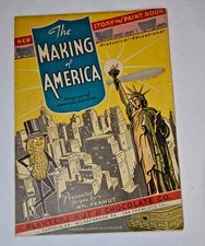 "The Making of America" Story and Paint Book, Planters Nut & Chocolate Co. 1938