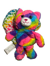 build a bear workshop plush/stuffed cat in heart pillow
