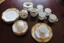 Kaffeeservice komplett Kaiser Porzellan Galaxy wie neu 6 Personen + Stövchen