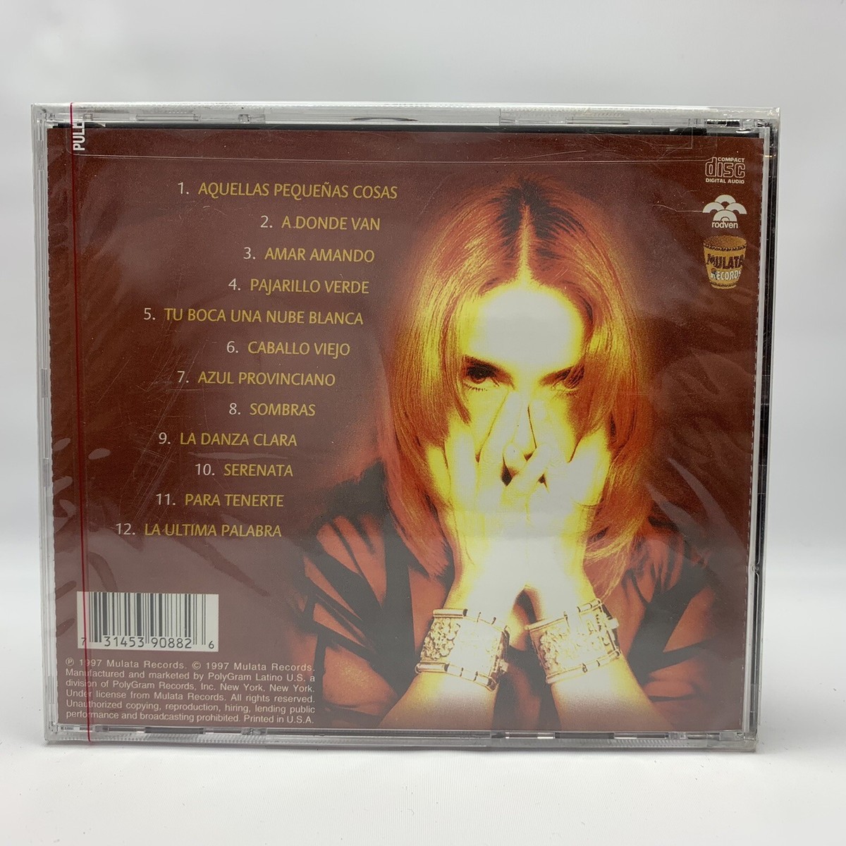 Tania Libertad CD Amar Amando 1997 Mulata Records Rodven Rare New