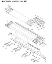 V828660r Vcz743000 Rubber Contact Clavinova Gh3 Keybed