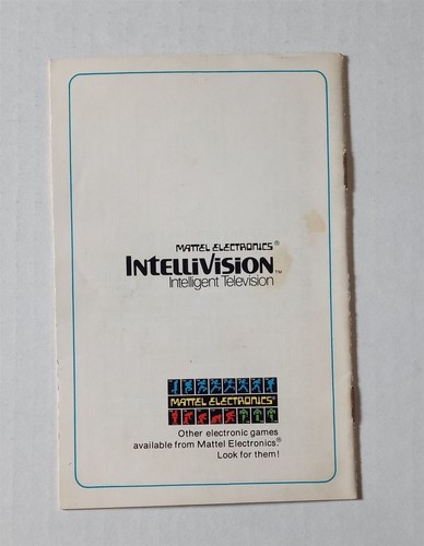 Intellivision - manual only for NBA Basketball - original, authentic - Picture 2 of 2