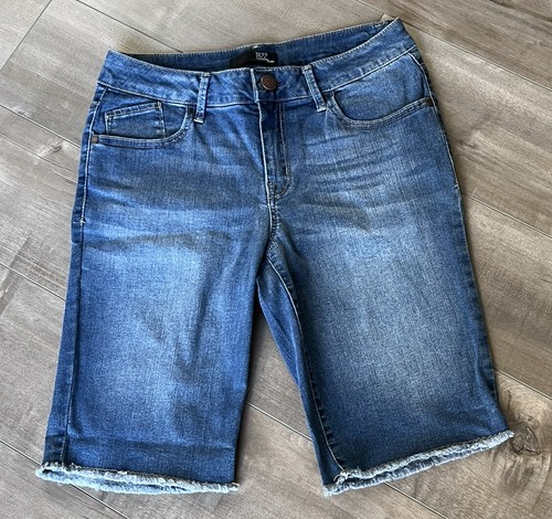 1822 Denim Bermuda Mid Rise Button Fly 