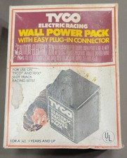 TYCO Electric Racing Wall Power Pack Slot Car Transformer - New - Box Has Wear
