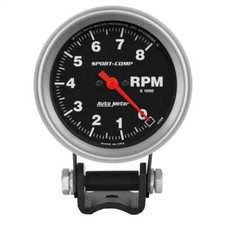 Autometer 3708 2-58 Pedestal Tachometer 0-8000 Rpm Sport-comp