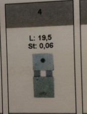 Pendelfeder Standuhr Länge 19,5 Stärke 0,06 Neu TOP Metall Dt. Hersteller