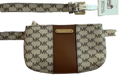 Michael Kors Women's Belt Bag, Brown/Acorn, Large/X-Large - Picture 7 of 7