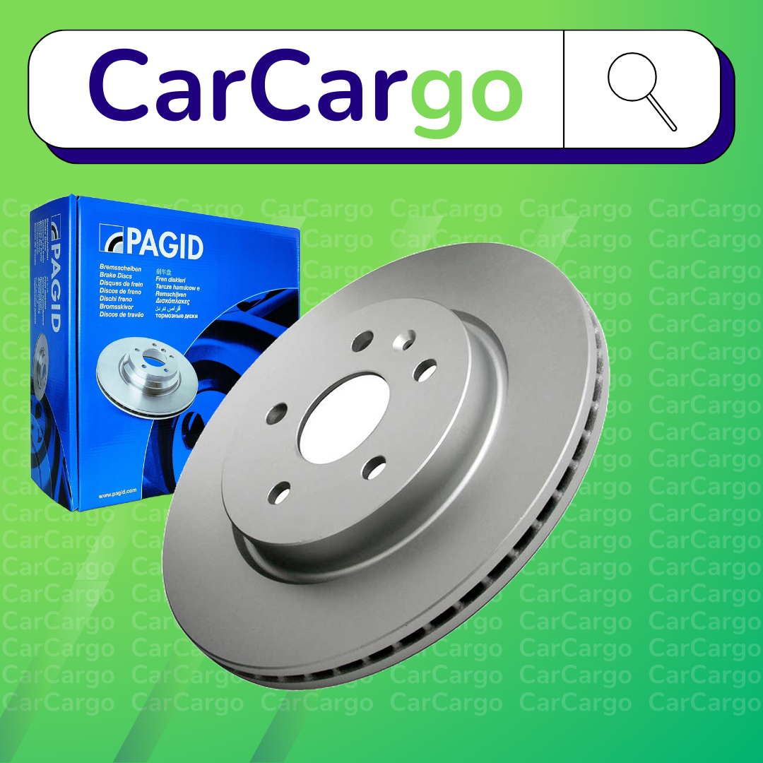 Pagid Vented Rear Brake Discs Pair For Chevrolet Malibu 2.0 D 2012-2024 315 mm