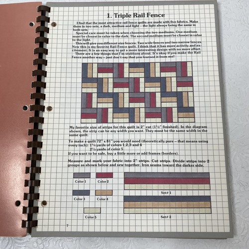 Its Okay If You Sit on My Quilt Book & Design Paper Pad Mary Ellen Hopkins 1982 - Picture 7 of 14