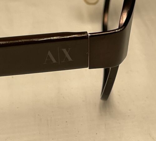 Armani Exchange AX1017 6083 Glasses Frame Brown Full Rim Rectangular 54-17 140mm - Picture 7 of 13