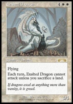 Exalted Dragon ~ Exodus [ EX ] [ Magic MTG ]