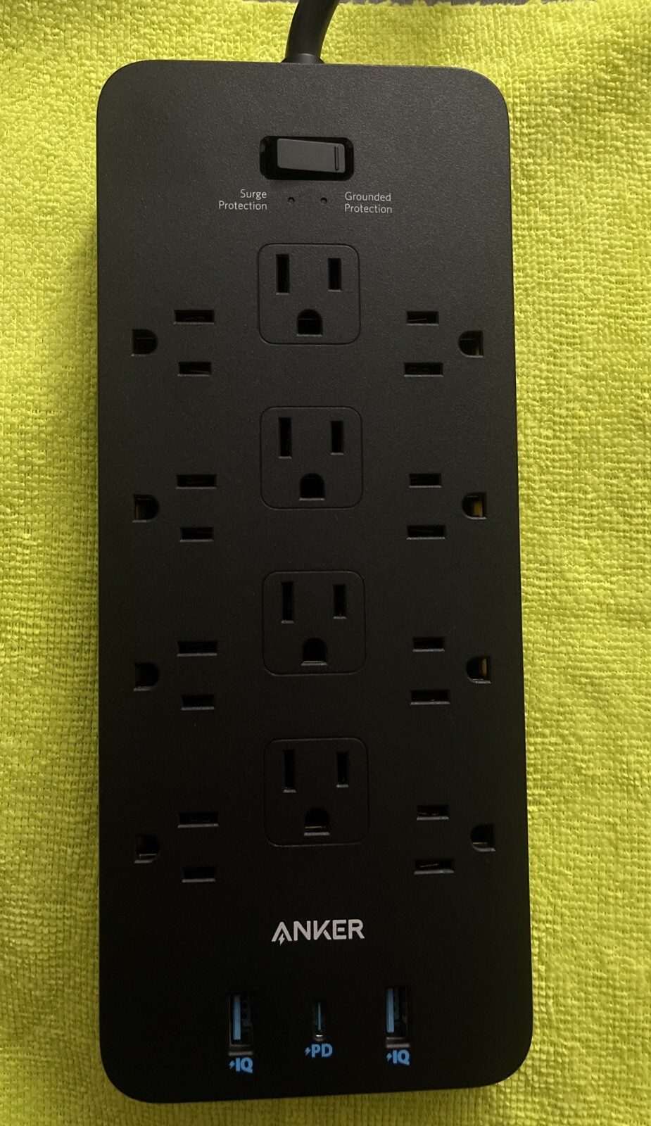 Anker 12 Outlets 351 Power Strip Surge Protector w/ USB C&Dual USB-A