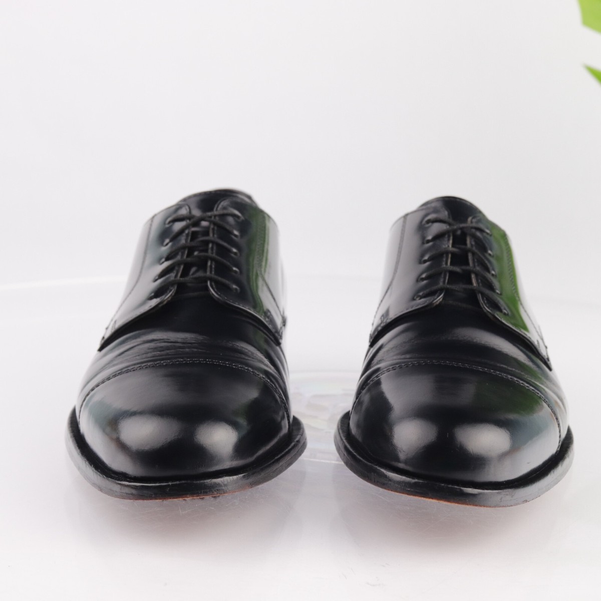 Cole Haan Men Caldwell Oxford Size 9.5 D Black Leather Cap  display picture 1